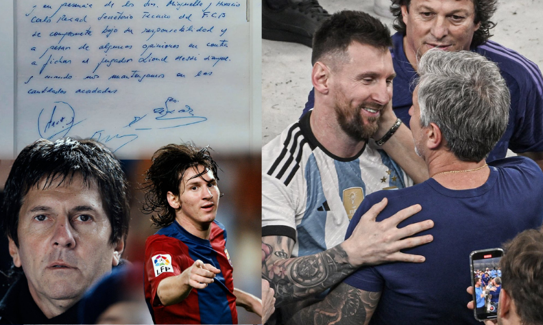 Cha Messi qua đời: Hé lộ bản hợp đồng định mệnh gia nhập Barca trên khăn giấy ăn